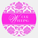 Search for hot pink damask stickers Initial