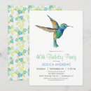 Search for hummingbird birthday invitations Summer
