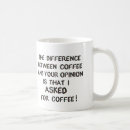 Search for opinionated mugs Joke