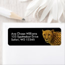 Search for cheetah return address labels Big cat