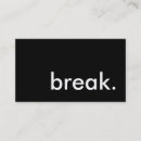 Search for break business cards Dancer