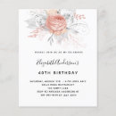 Search for rose gold and white invitations Floral