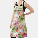 Search for botanical print aprons Pastel flowers