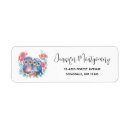 Search for pink owl return address labels Adorable