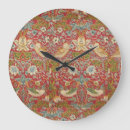 Search for william morris clocks Strawberry thief