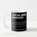 Search for marketing manager mugs Social media manager