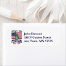 Search for liberty return address labels Red white blue