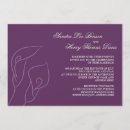 Search for purple calla lily wedding invitations Elegant