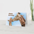 Search for baby birthday cards Giraffe