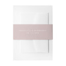 Search for wedding invitation belly bands Blush pink