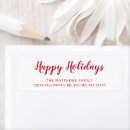 Search for red and white return address labels Script