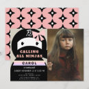 Search for girl ninja birthday invitations Karate