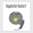 Search for tennis game stickers Funny