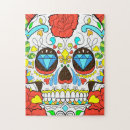 Search for day of the dead puzzles Skull