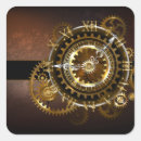 Search for gold clock stickers Steampunk