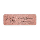 Search for faux gold return address labels Girly