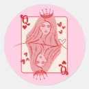 Search for red queen stickers Queen of hearts