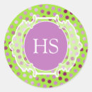 Search for art deco monogram stickers Initials