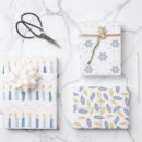 Search for hanukkah candles wrapping paper Modern