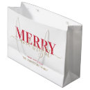 Search for elegant red christmas gift bags Merry and bright