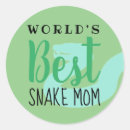 Search for worlds best mum stickers Green