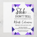 Search for purple retirement party invitations Corporate company business celebration