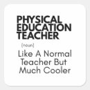 Search for physical education teacher stickers School