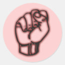 Search for black power stickers Red