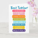 Search for end of school cards Best teacher ever