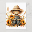 Search for scarecrows postcards Autumn