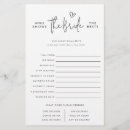 Search for who knows the bride best Minimalist