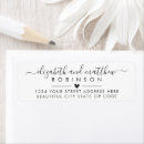 Search for scripted love return address labels Black and white