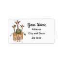 Search for giraffe labels Red