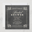 Search for chalkboard bridal shower invitations Vintage