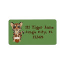 Search for big cat return address labels Cute
