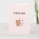 Search for cute cartoon couple cards Romance