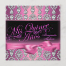 Search for diamond quinceanera invitations Pink