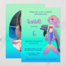 Search for fairytale birthday invitations Under the sea