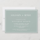 Search for simple rehearsal dinner invitations Typography