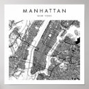 Search for manhattan map posters Modern