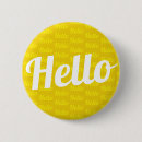 Search for hello greeting badges Yellow