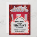 Search for movie birthday invitations Red