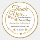 Search for hand sanitizer stickers Gold