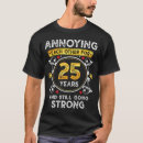 Search for 25 years celebration tshirts Marriage milestone