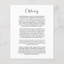 Search for obituary template Funeral