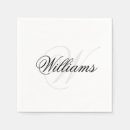 Search for bridal shower party tableware Initials