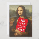 Search for parody christmas cards Mona lisa