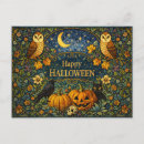 Search for vintage halloween art postcards Black cat