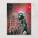 Search for alien invasion postcards Ufo