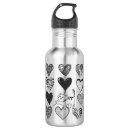 Search for black cat water bottles Illustration